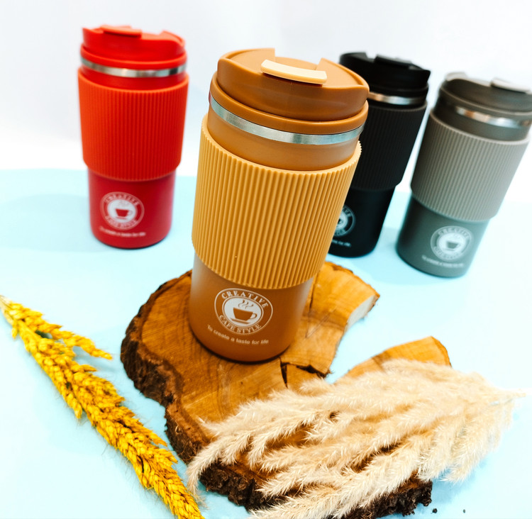 تراول ماگ دور سیلیکونی coffee cup
