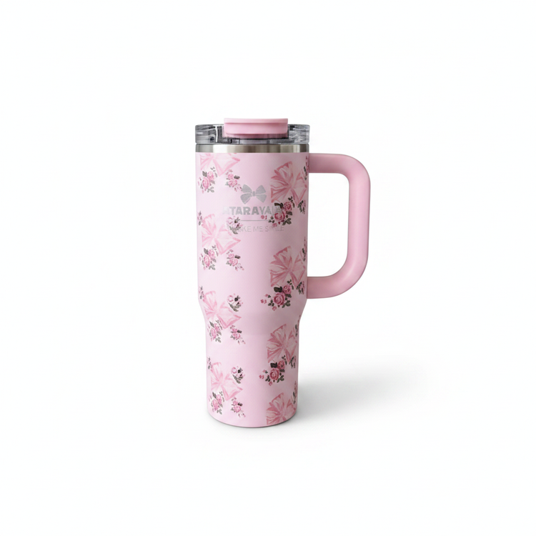 تراول ماگ ۹۰۰ میلیلیتری سیتارایوری طرح گلدار